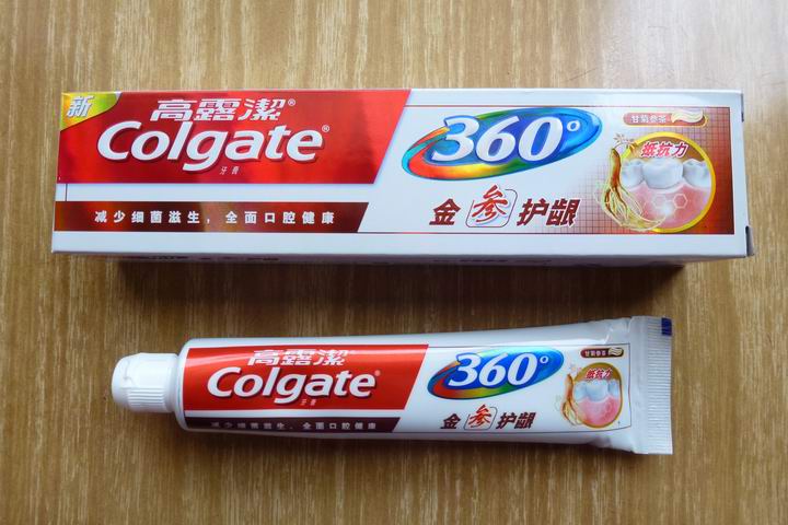 『kylinzhang』对高露洁360度牙膏的评价:金参